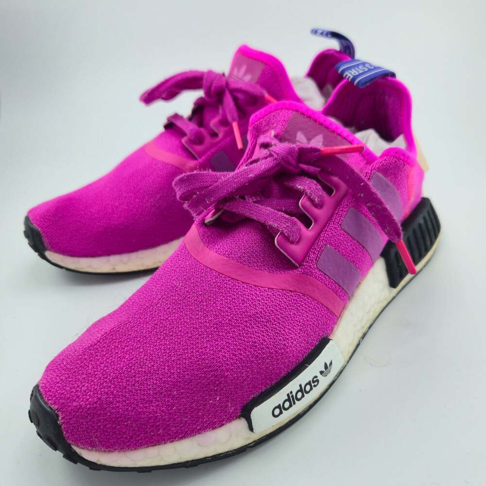 Adidas NMD_R1 Vivid Pink Women's Size 8.5 BD8027 Pink White Sneakers